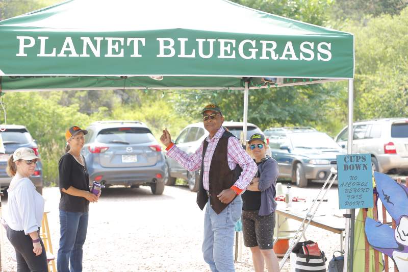 Planet Bluegrass Sustainable Festivation Telluride Blugrass Festival Sticker